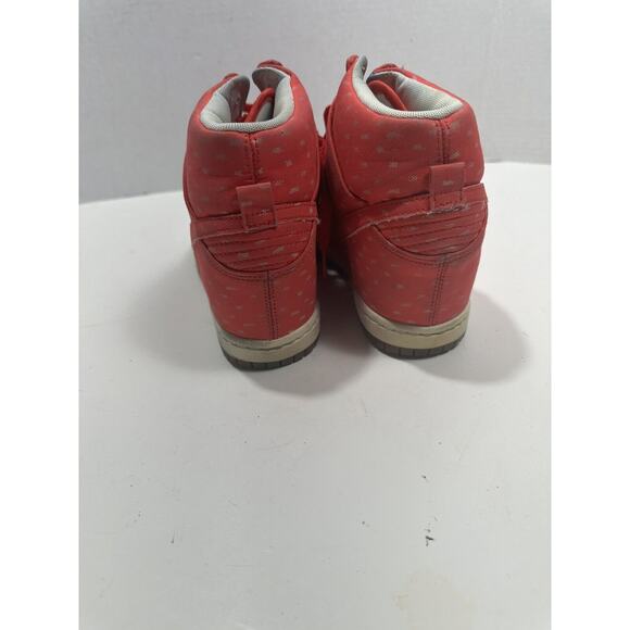 Nike Dunk Sky Hi Print Hidden Wedge Heel Shoes Sz 7.5‎ - Hyper Red - 543258-600 - Picture 6 of 8